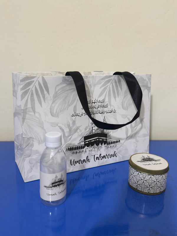 Large - Umrah / Hajj Tabarruk Packaging (with small Tin Box)