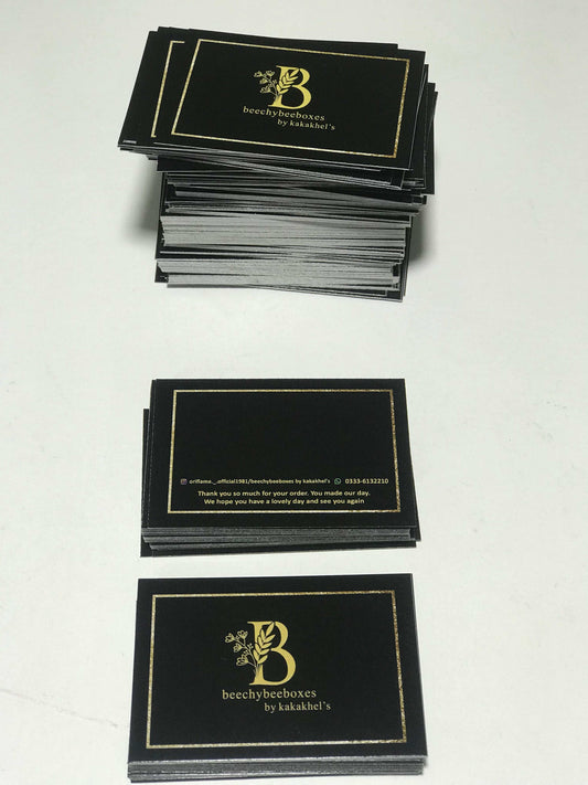 3x2 inches Thankyou Cards