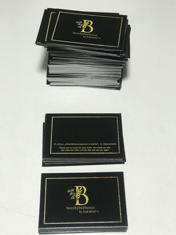 3x2 inches Thankyou Cards