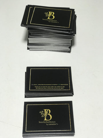 3x2 inches Thankyou Cards