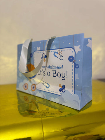 Large Card Bag for Baby Announcement (Customised)