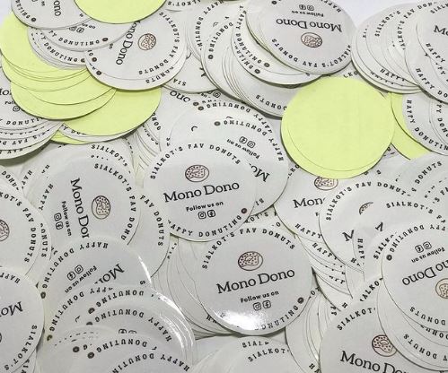 2 inches Round Stickers (Non-Transparent)