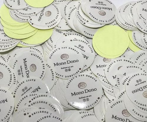2 inches Round Stickers (Non-Transparent)