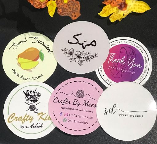 2 inches Round Stickers (Non-Transparent)