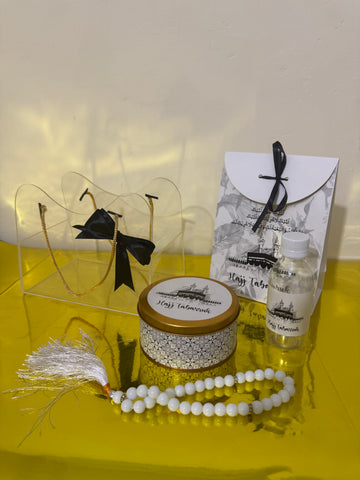 Acrylic Set - Hajj / Umrah Tabarruk Packaging (with medium tin box)