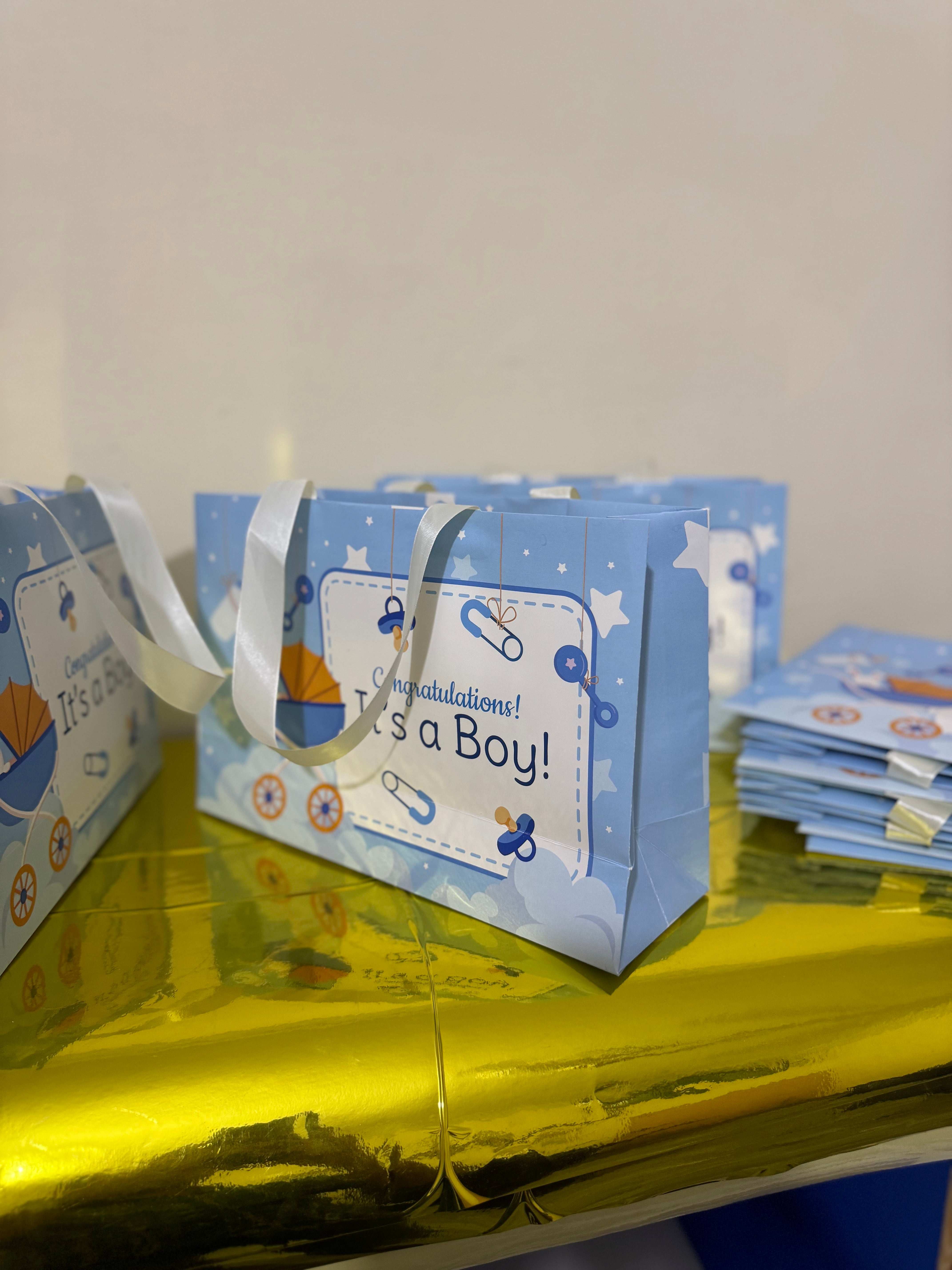 Large Card Bag for Baby Announcement (Customised)