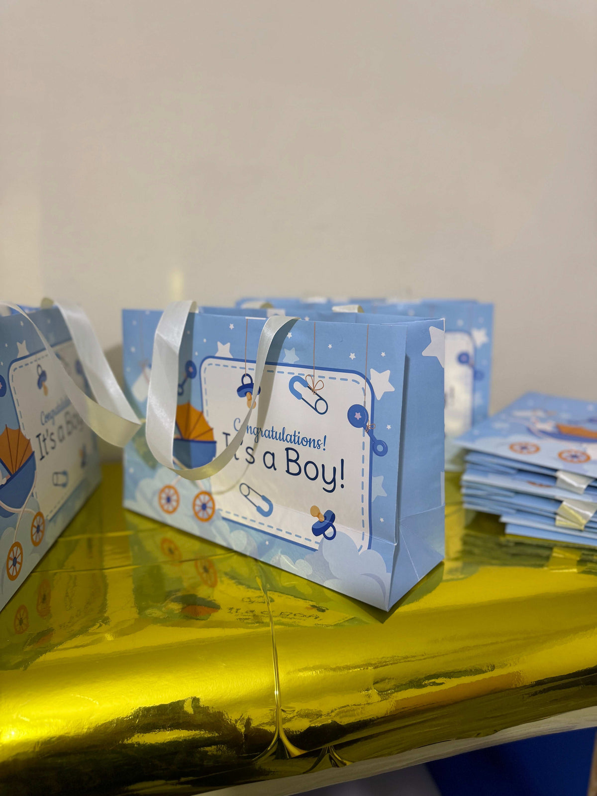 Large Card Bag for Baby Announcement (Customised)