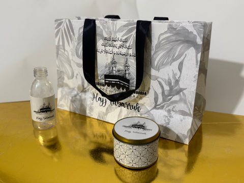 Large Set - Umrah / Hajj Tabarruk Packaging (with small Tin Box)