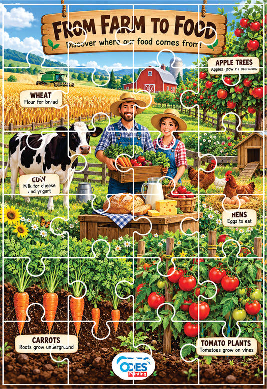 Jigsaw Puzzle - (Age 4+) A4 Size