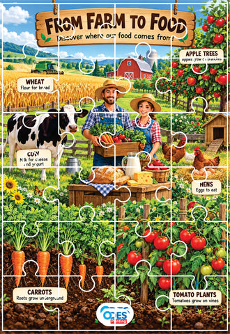 Jigsaw Puzzle - (Age 4+) A4 Size