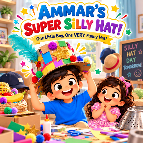 Story Book - Ammar's Super Silly Hat (12 pages)