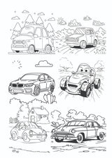 Coloring Sheets for Kids (set of 6 sheets)