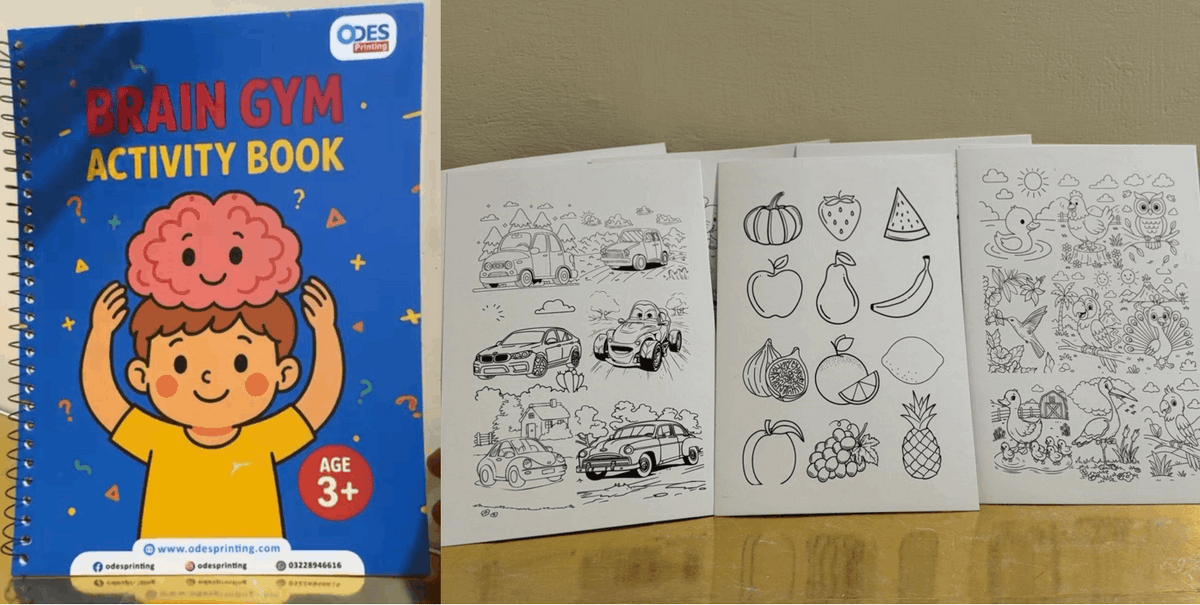 Combo Deal 3 - (Brain Gym Activity Book + Coloring Sheets)