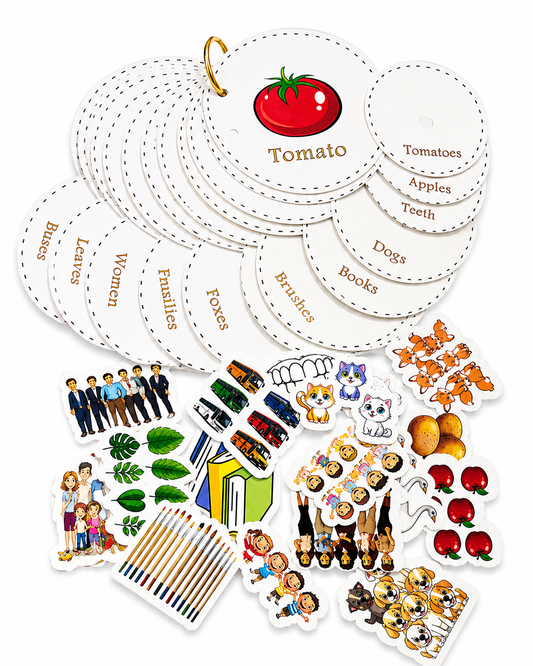 Interactive Velcro Learning Cards - Age 3+ (16 Cards per Activity)