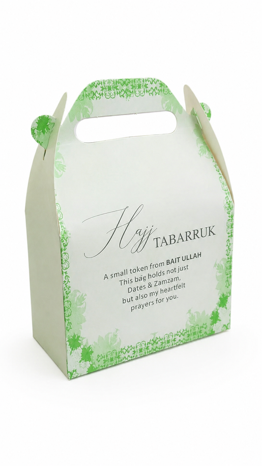 Goodie Bag Green ( Happy Meal Design ) - Umrah/Hajj Tabarruk Packaging