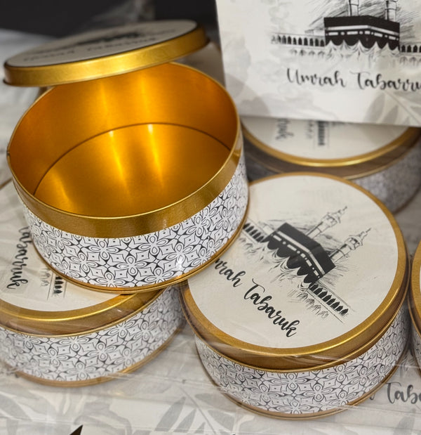 Umrah / Hajj Tabarruk - 250g Tin Box