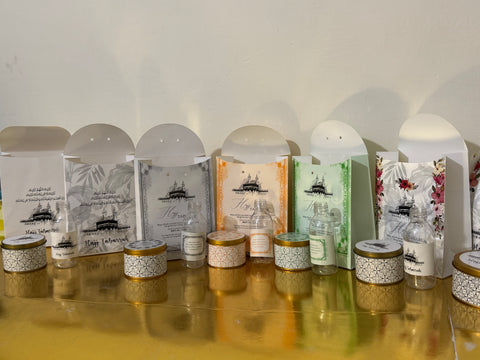 4-in-1 Set - Umrah / Hajj Tabarruk Packaging (with small Tin Box)