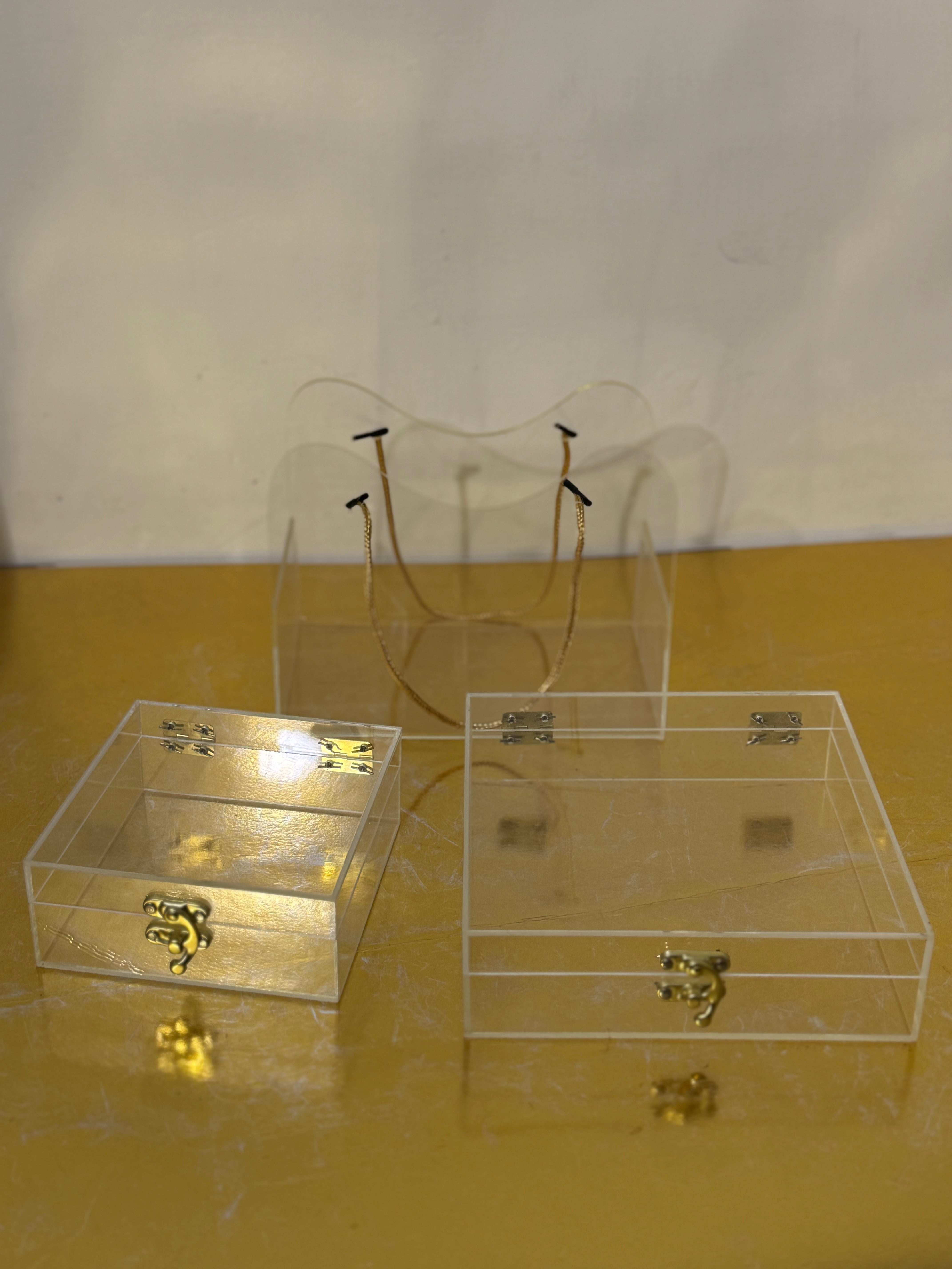 Acrylic Box Half Kg - Wedding - Umrah/Hajj Tabarruk, Baby Announcement, Nikkah Bid