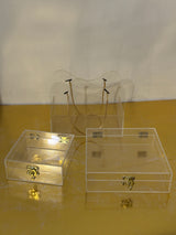 Acrylic Box - Umrah/Hajj Tabarruk, Baby Announcement, Nikkah Bid