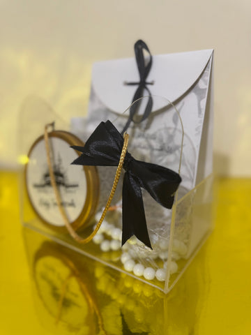 Acrylic Set - Hajj / Umrah Tabarruk Packaging (with medium tin box)
