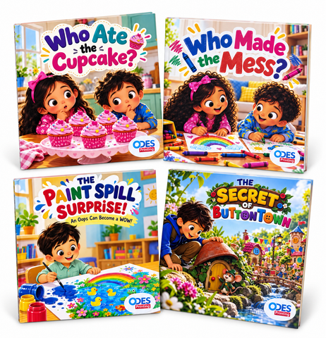 Set of 4 Story Books - 2x12 pages, 2x24 pages