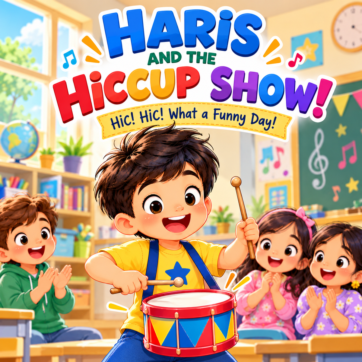 Story Book - Haris and the Hiccup Show! (12 pages)