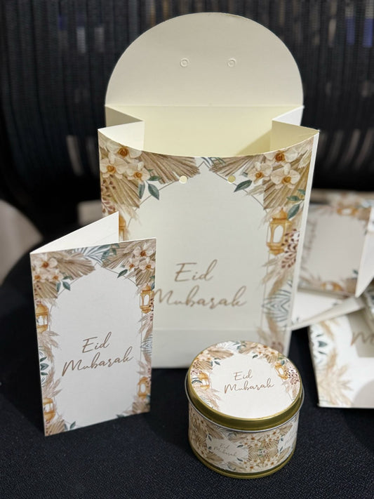 Eidi Set - Peach Floral Design (Pack of 6)