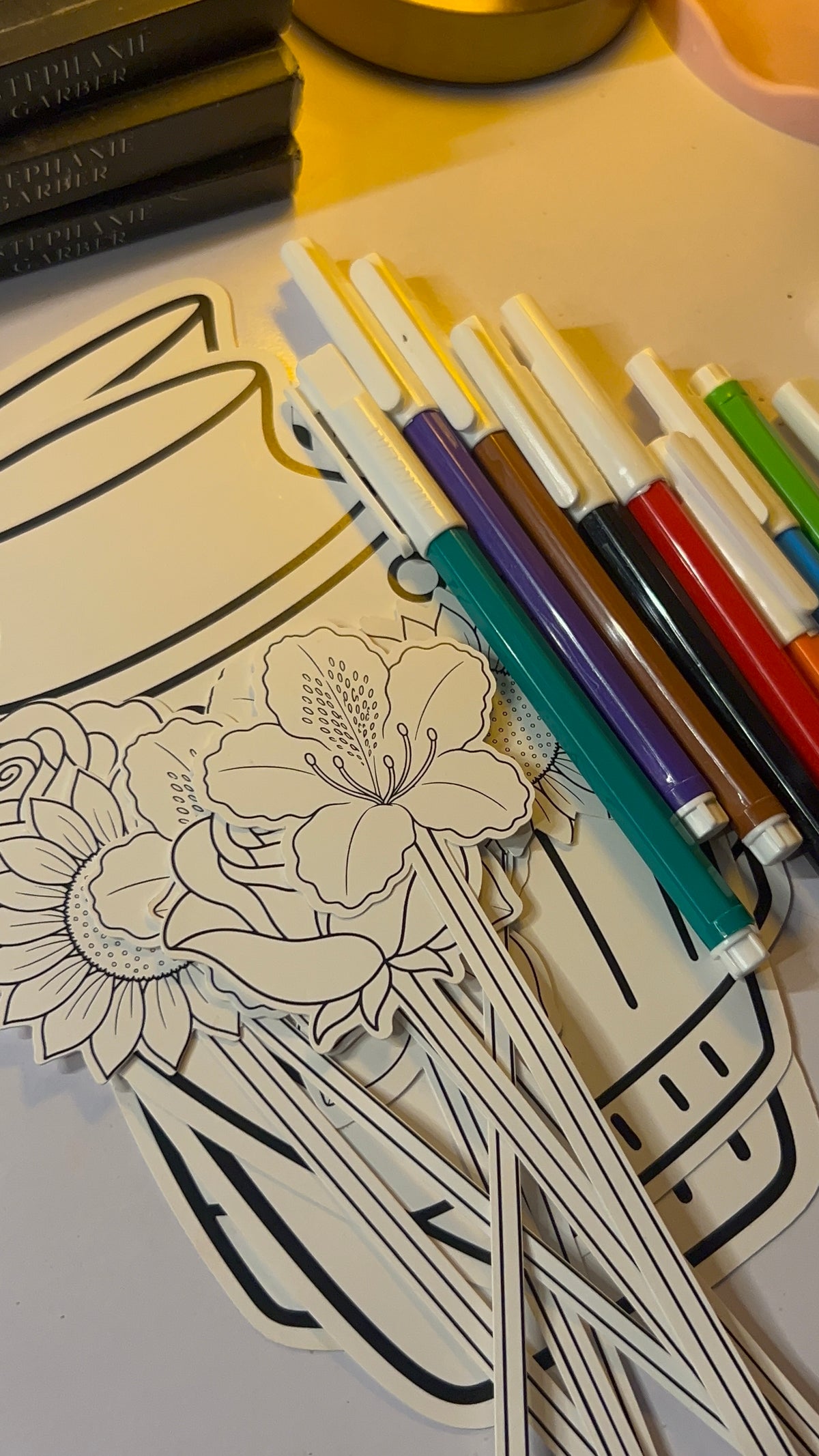 Coloring Activity for Kids ( with Markers ) - 4 Sets