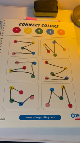 Brain Gym Book (age 3-12 years) - Write & Wipe