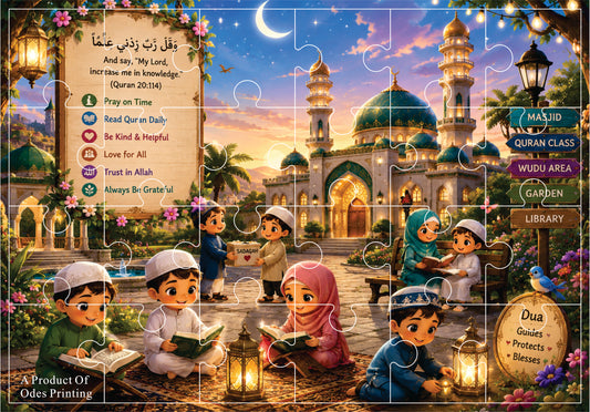 Jigsaw Puzzle - Islamic Kids (Age 4+) A4 size
