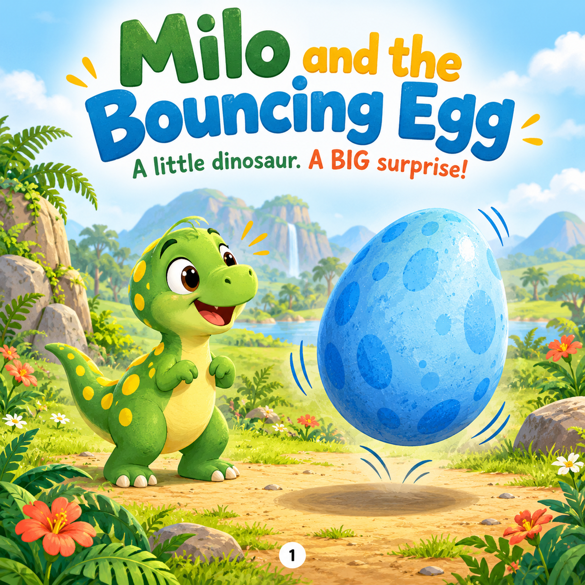 Story Book - Milo and the Bouncing Egg (12 pages)