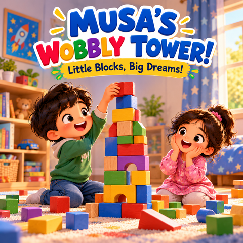 Story Book - Musa's Wobbly Tower (12 pages)