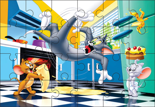 Jigsaw Puzzle - Tom & Jerry (Age 4+) A4 Size