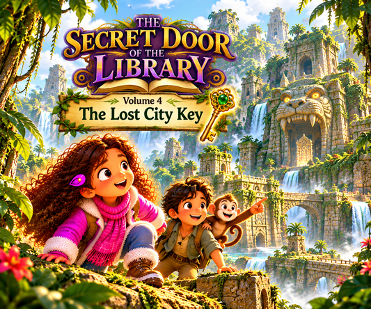Story Books Complete Series - THE SECRET DOOR OF THE LIBRARY - Set of 5 Story Books (Age 6 to 10 years)