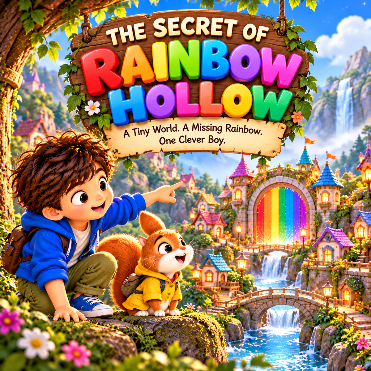 Story Book - THE SECRET OF RAINBOW HOLLOW (12 pages)