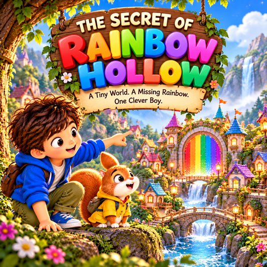 Story Book - THE SECRET OF RAINBOW HOLLOW (12 pages)