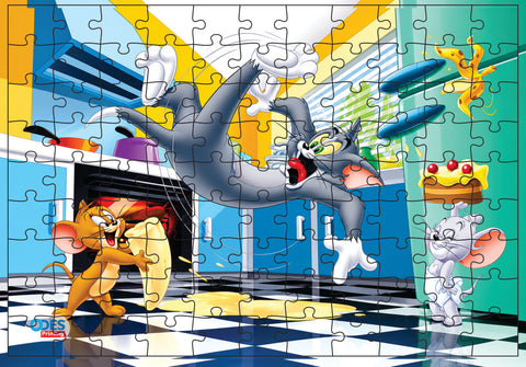 Jigsaw Puzzle - Tom & Jerry (Age 4+) 11x17 inches