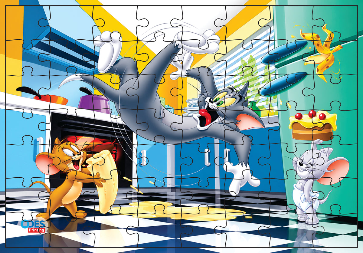 Jigsaw Puzzle - Tom & Jerry (Age 4+) 11x17 inches