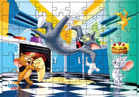 Jigsaw Puzzle - Tom & Jerry (Age 4+) 11x17 inches