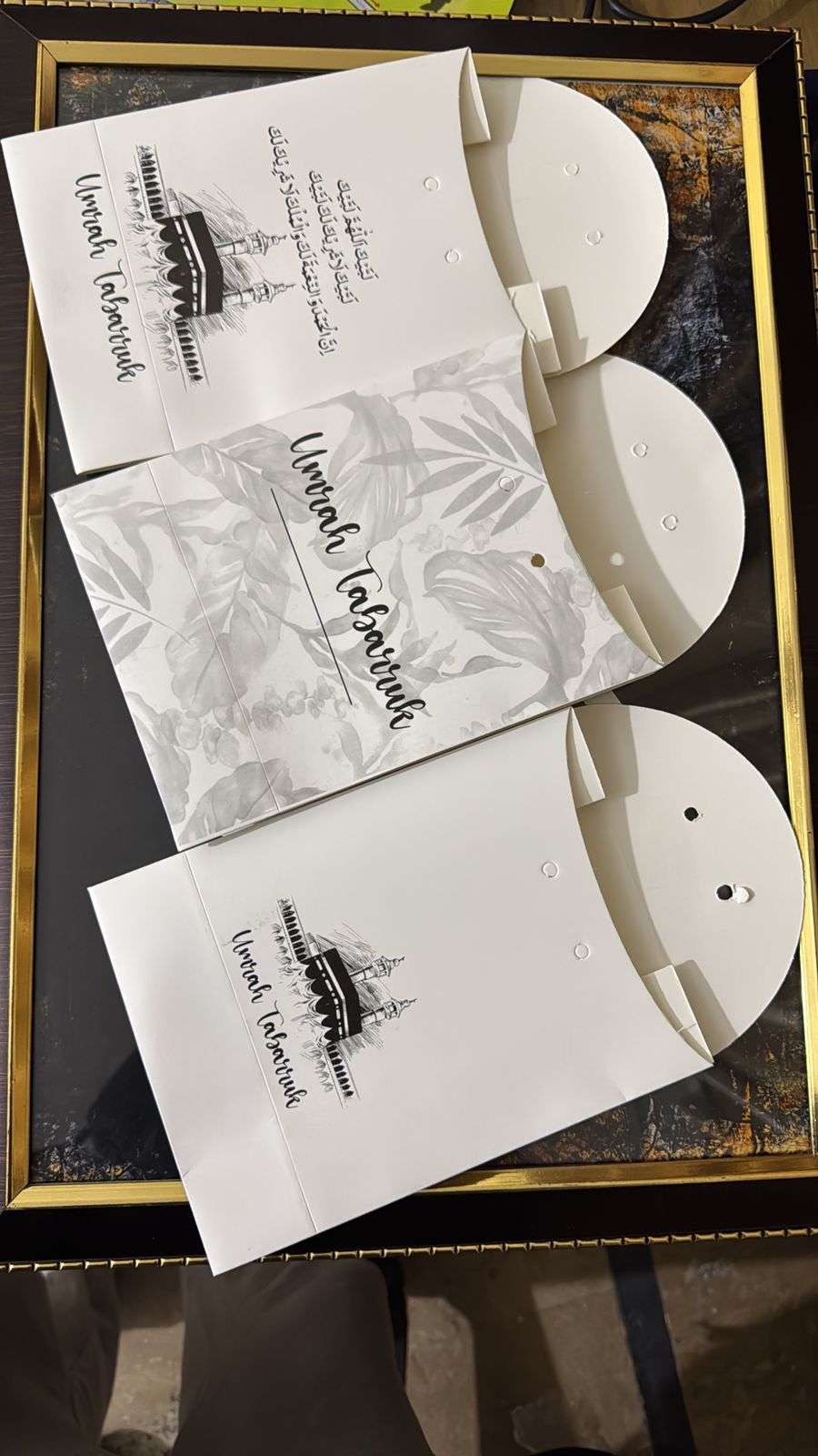 Small Set (B&W)- Umrah / Hajj Tabarruk Packaging