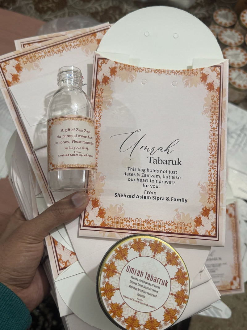 Customize Small Set - Umrah / Hajj Tabarruk Packaging