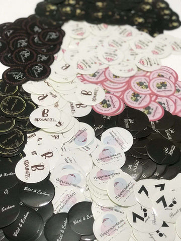 2 inches Round Stickers (Non-Transparent)
