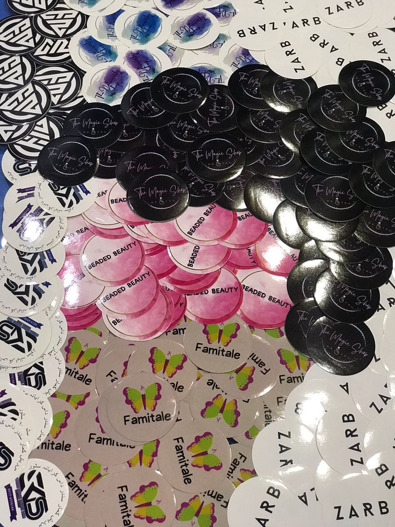 2 inches Round Stickers (Non-Transparent)