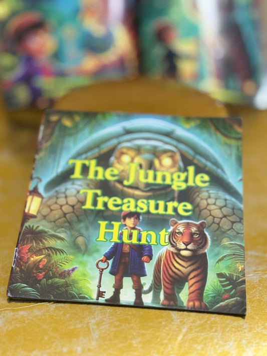 Customization Story Book - The Jungle Treasure Hunt
