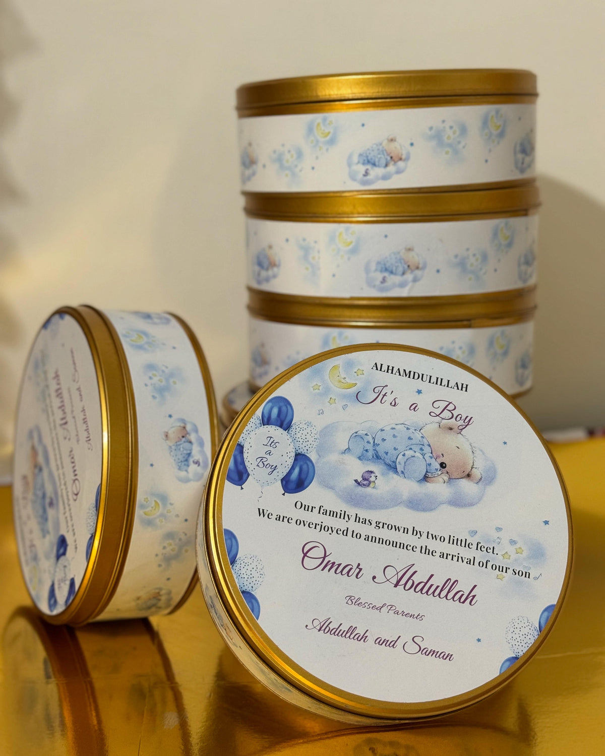 Baby Announcement - 1 Kg Tin Box