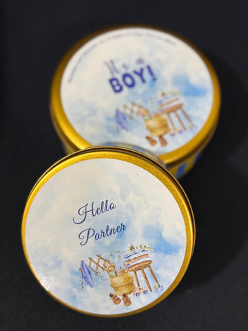 Baby Announcement  Half Kg Tin Box