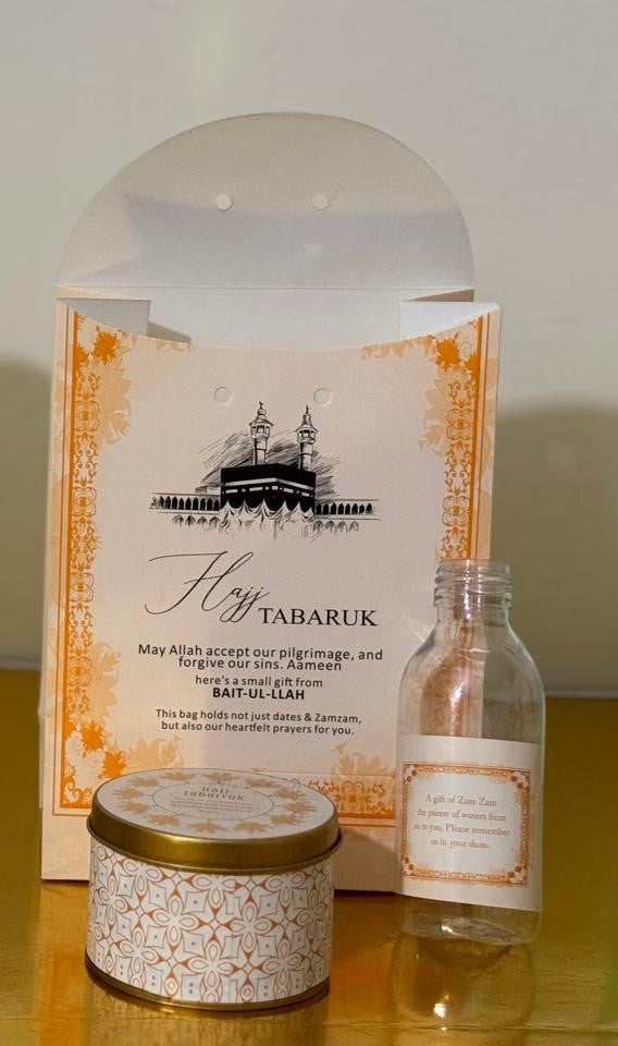 Small Set (orange) - Umrah / Hajj Tabarruk Packaging
