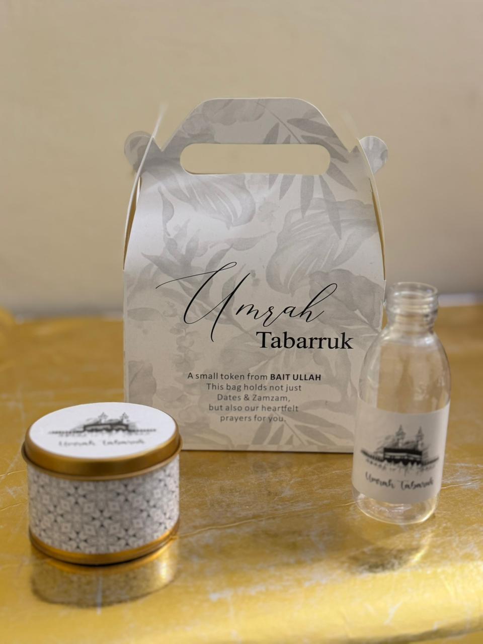 Small Set (Happy Meal Style Bag) - Umrah / Hajj Tabarruk Packaging