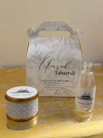 Small Set (Happy Meal Style Bag) - Umrah / Hajj Tabarruk Packaging
