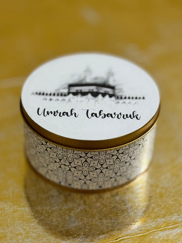 Tin Box Umrah/Hajj Tabarruk Packaging - Tin Box 250g